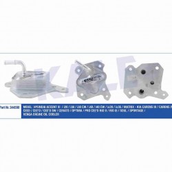 YAĞ SOĞUTUCUSU ACCENT 09= ERA / GETZ / MATRIX / I-30 / I-20 / CEED / RIO / BLUE DİZEL